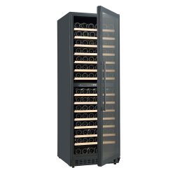 Cavecool Affection Onyx - 171 bottles - Dual zone - Black