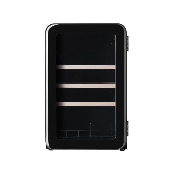 Cavecool Retro Obsidian - 19 bottles - Single zone - Black