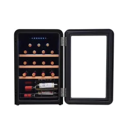 Cavecool Retro Obsidian - 19 bottles - Single zone - Black