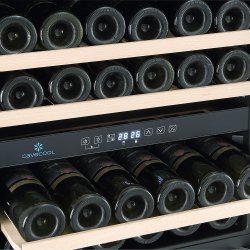 Cavecool Morion Dravite - 36 bottles - 2 zones - Black - Integrated