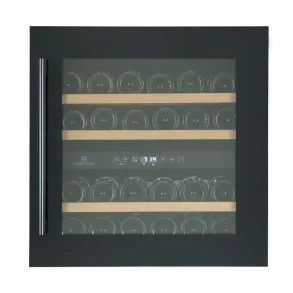 Cavecool Morion Dravite - 36 bottles - 2 zones - Black - Integrated