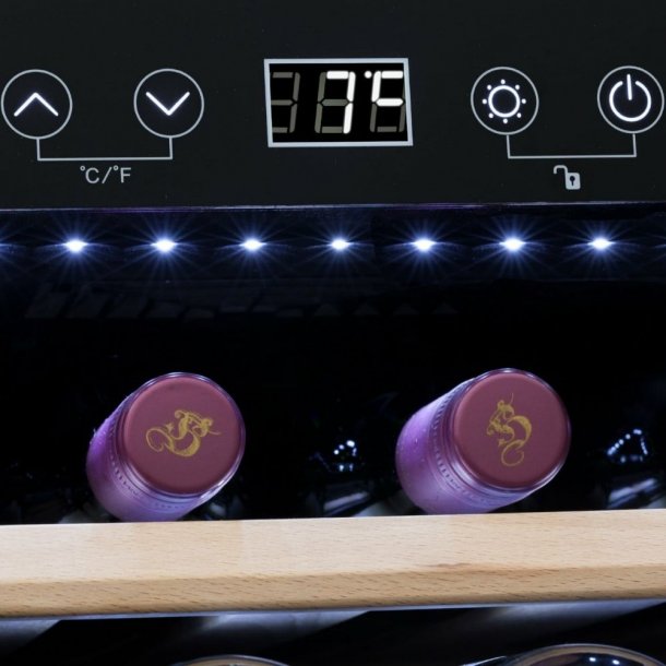 Caso WineDeluxe E 29 Black - CS7711 - 1 zone - 29 flasker