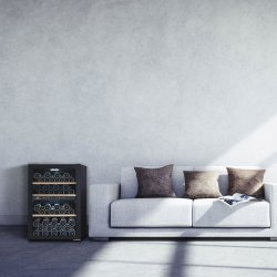 Cavecool Chill Topaz - 62 bottles - Dual zone - Black