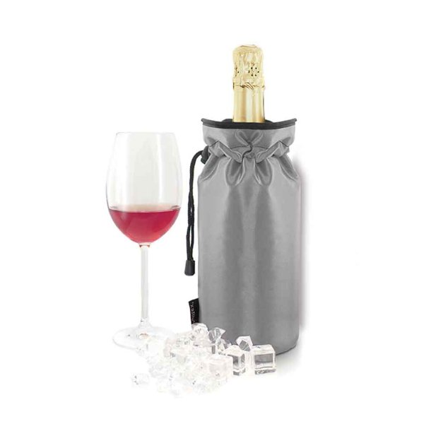 Pulltex - Single bottle champagne cooler bag - Silver