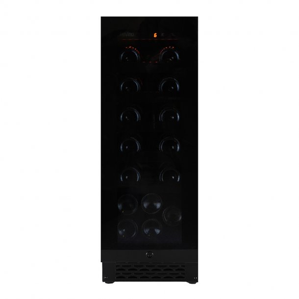 Pevino Majestic 20 bottles - Single zone - Black glass front