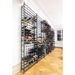 Fina - 66 flasker - Sort metal