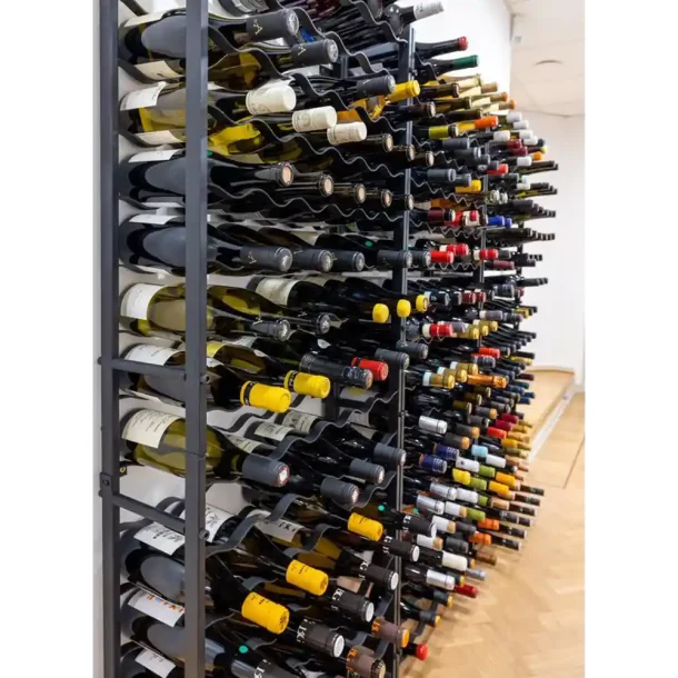 Fina - 36 flasker - Sort metal