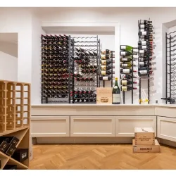 Fina - 66 flasker - Sort metal