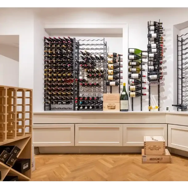 Fina - 36 flasker - Sort metal