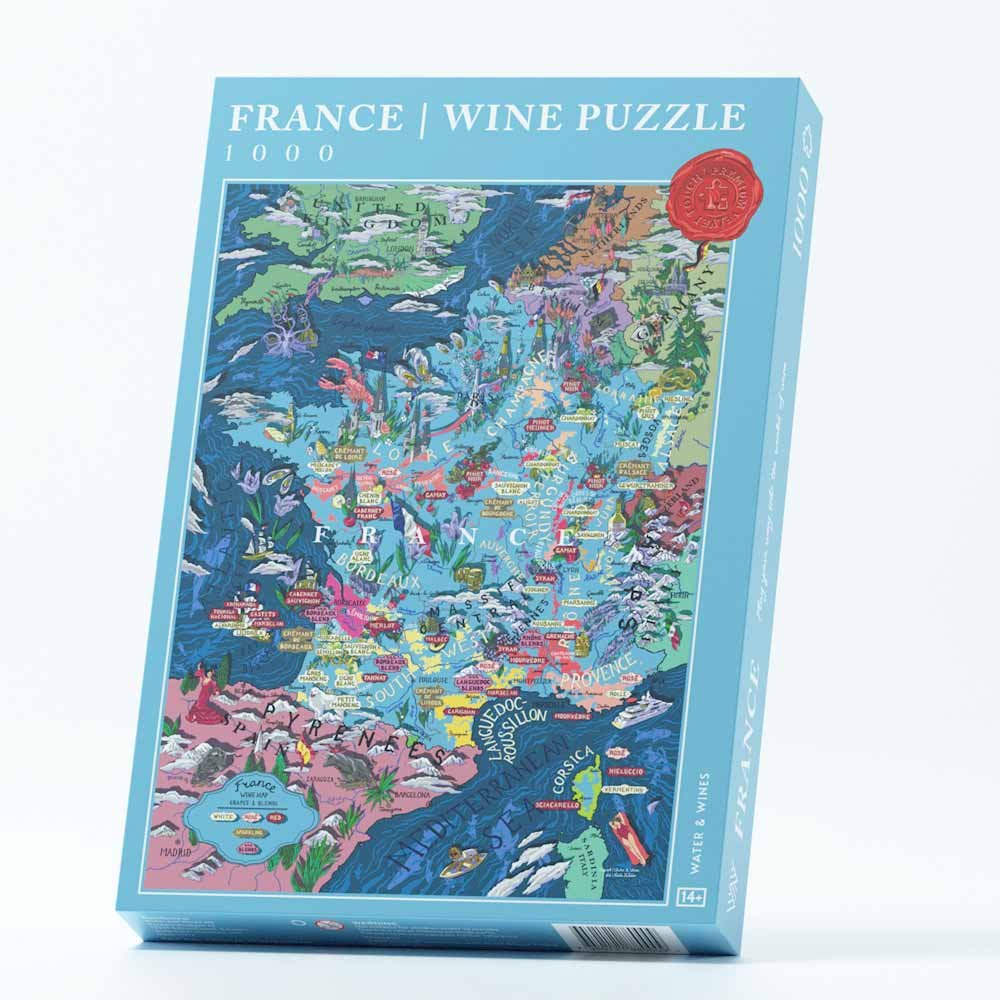Puzzle Cru Wines of France 1000 Piece Colorful Jigsaw Puzzle - A Beautiful  Gift for Wine Lovers - Enjoy Travelling The French Vineyards from Your Own