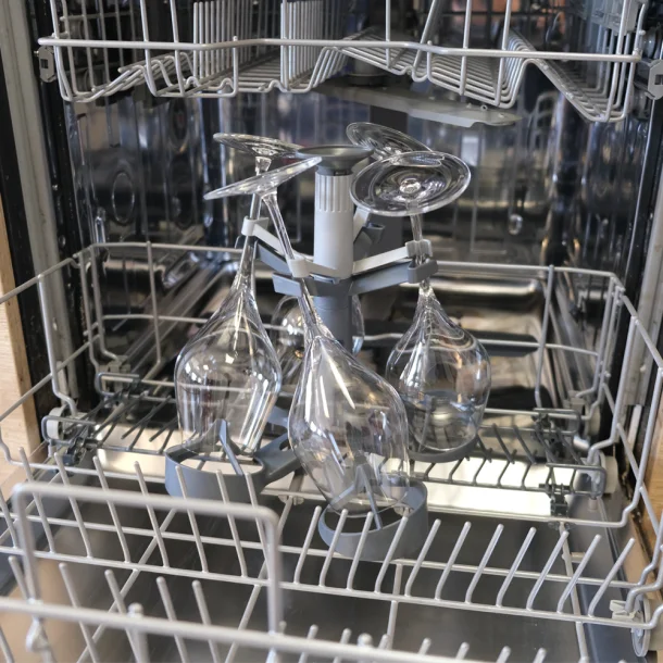 Vinglasholder til opvaskemaskine