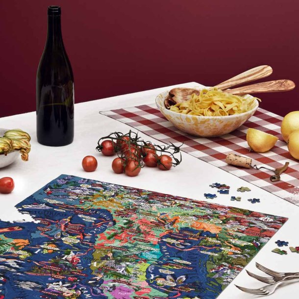 Wine Puzzle Italy Puzzles Wineandbarrels A/S