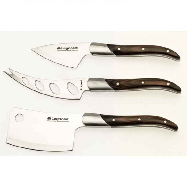 Legnoart Reggio - Ostest 3 dele - Mrkt trskaft