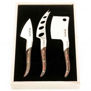 Legnoart Reggio - Ostest 3 dele - Mrkt trskaft