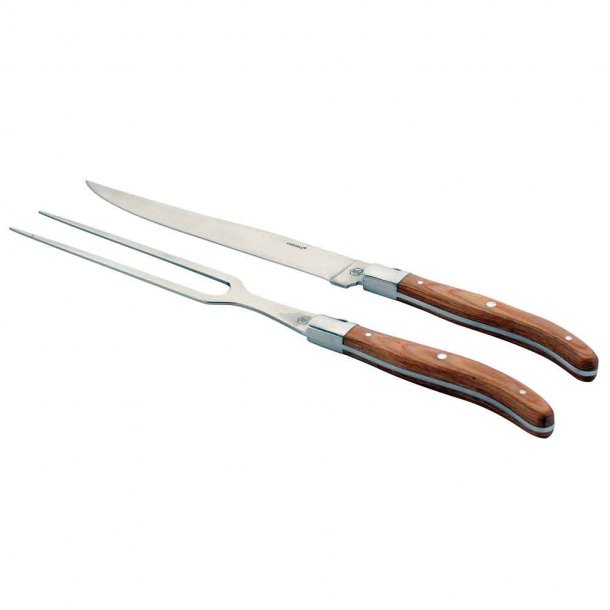 Laguiole  Set coltello da carne e forchettone  Pakka  Sarraziet