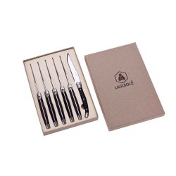 Laguiole - Steakknive - Ibenholt - 6 stk.