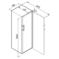 Liebherr GrandCru Selection WSbli 7731 - 324 flasker - 1 zone
