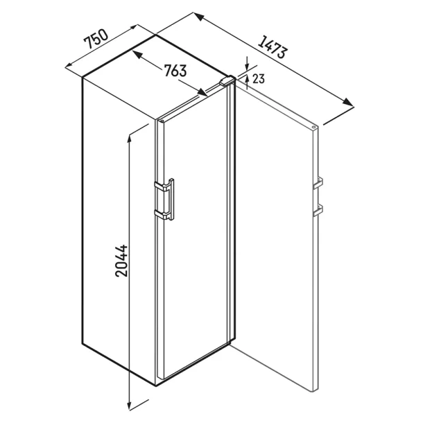 Liebherr GrandCru Selection WSbli 7731 - 324 flasker - 1 zone