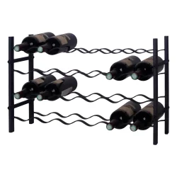 Fina - 24 flasker - Sort metal