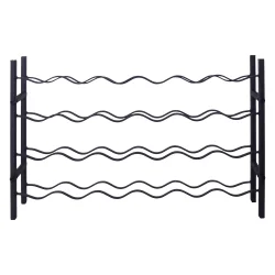 Fina - 24 flasker - Sort metal