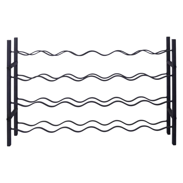 Fina - 24 flasker - Sort metal