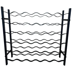 Fina - 36 flasker - Sort metal