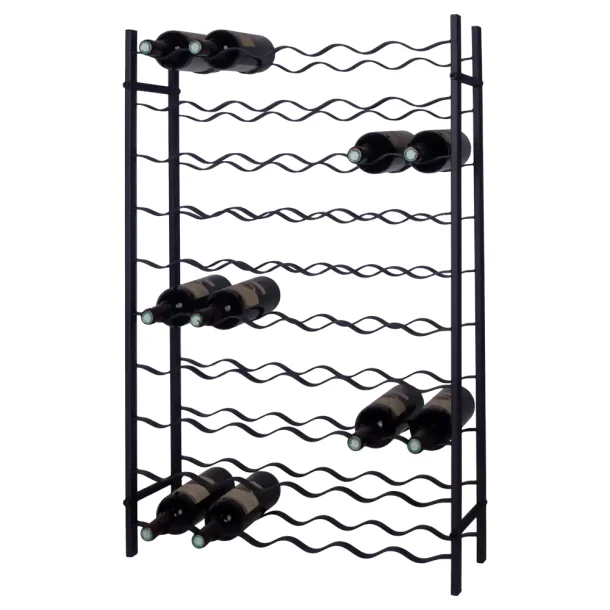 Fina - 60 flasker - Sort metal