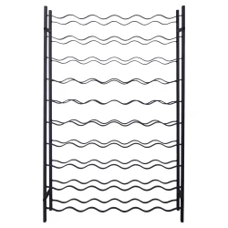 Fina - 60 flasker - Sort metal