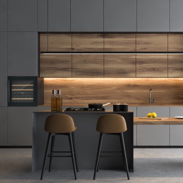 Cavecool Morion Dravite - 36 bottles - 2 zones - Black - Integrated