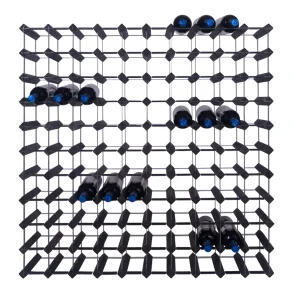 Mensolas - Sortbejdset fyrretr - 110 flasker