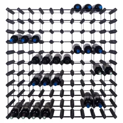 Mensolas - Sortbejdset fyrretr - 110 flasker