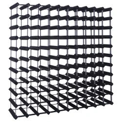 Mensolas - Sortbejdset fyrretr - 110 flasker