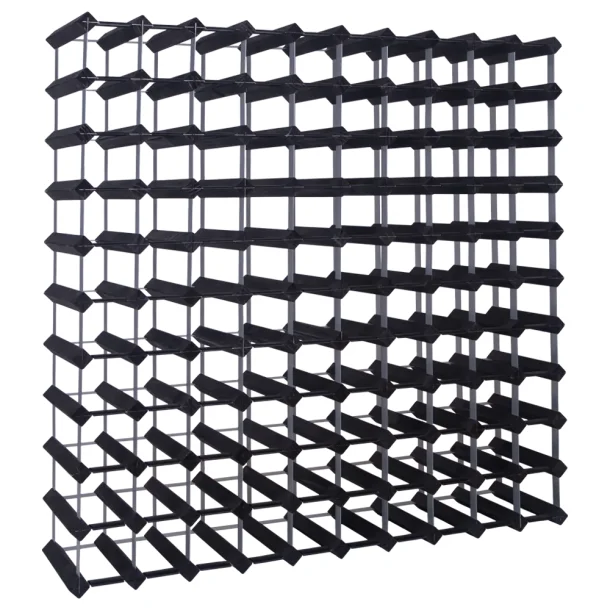 Mensolas - Sortbejdset fyrretr - 110 flasker