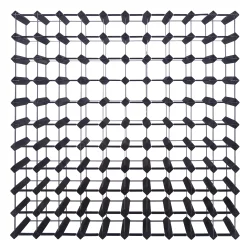 Mensolas - Sortbejdset fyrretr - 110 flasker