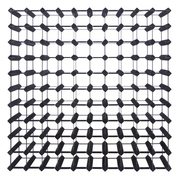 Mensolas - Sortbejdset fyrretr - 110 flasker