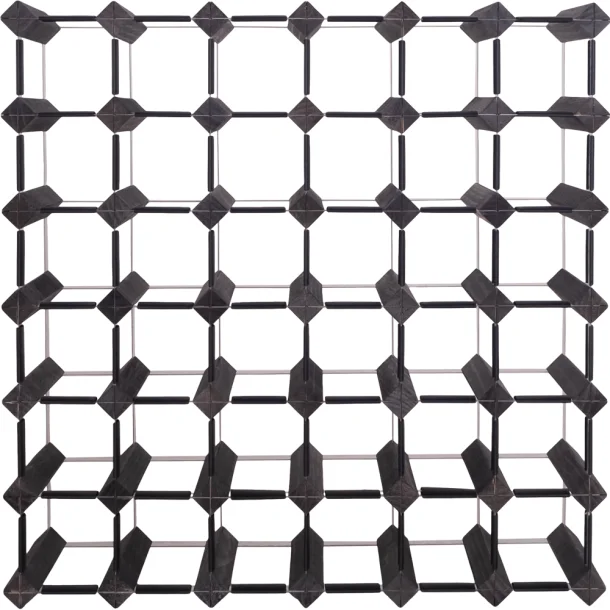 Mensolas - Sortbejdset fyrretr - 42 flasker