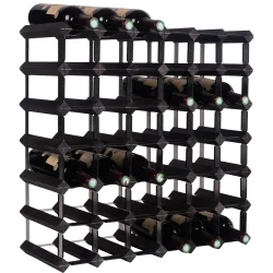 Mensolas - Sortbejdset fyrretr - 42 flasker