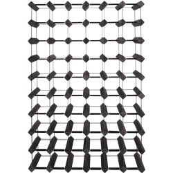 Mensolas - Sortbejdset fyrretr - 60 flasker
