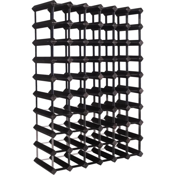 Mensolas - Sortbejdset fyrretr - 60 flasker