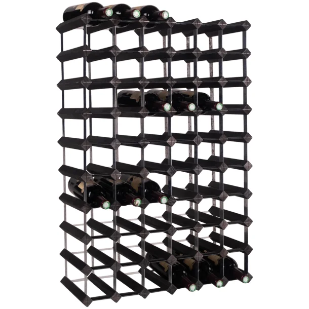 Mensolas - Sortbejdset fyrretr - 60 flasker