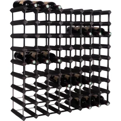 Mensolas - Sortbejdset fyrretr - 72 flasker