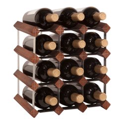 Mensolas - Mrkbejdset fyrretr - 12 flasker