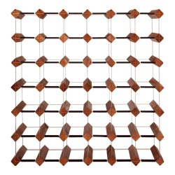 Mensolas - Mrkbejdset fyrretr - 42 flasker