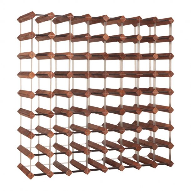 Mensolas - Mrkbejdset fyrretr - 72 flasker