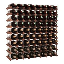 Mensolas - Mrkbejdset fyrretr - 72 flasker