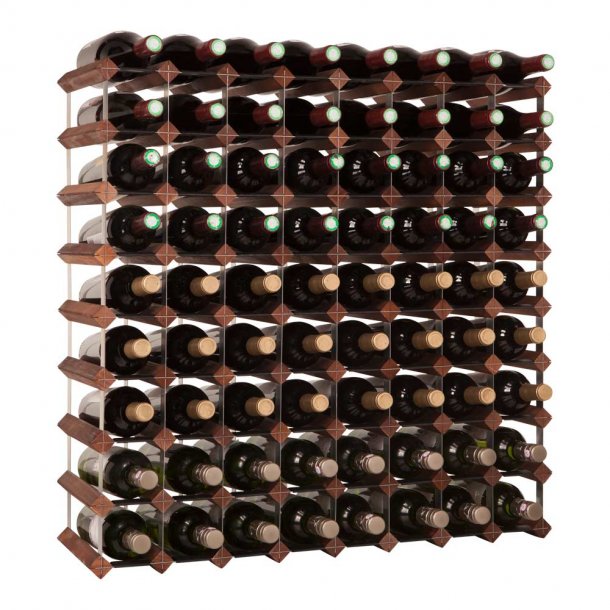 Mensolas - Mrkbejdset fyrretr - 72 flasker