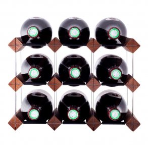 Mensolas - Mrkbejdset fyrretr - 9 flasker