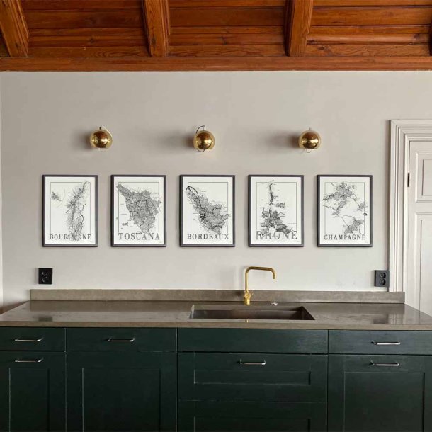 Vinplakat - Tuscany (50x70cm)