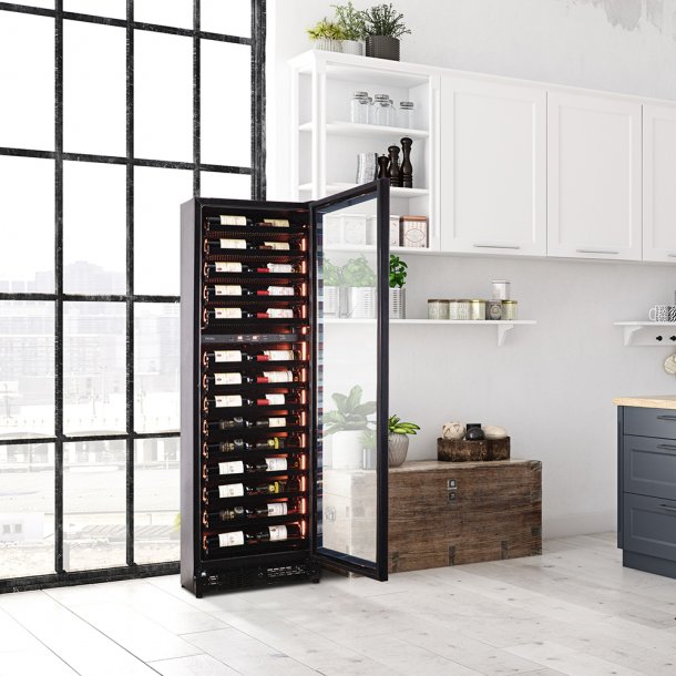 Pevino Imperial 54 flasker - 2 zoner - Sort