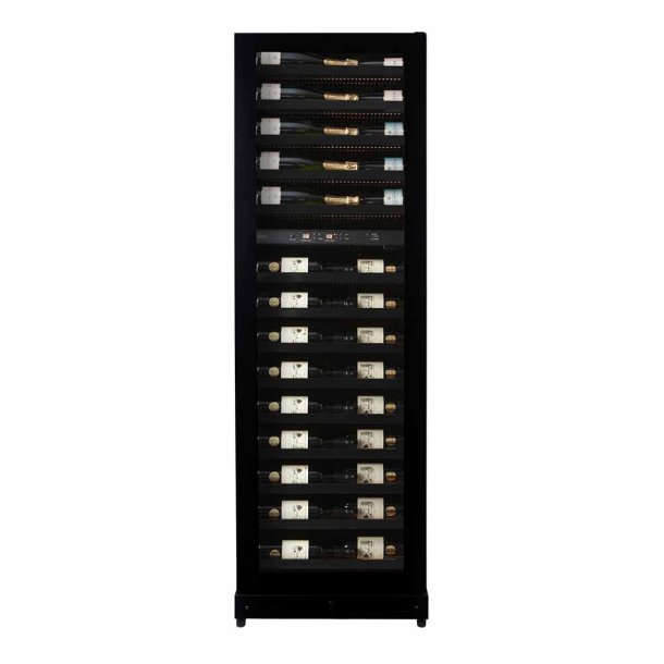 Pevino Imperial 96 bottles - 2 zones - Matte black steel